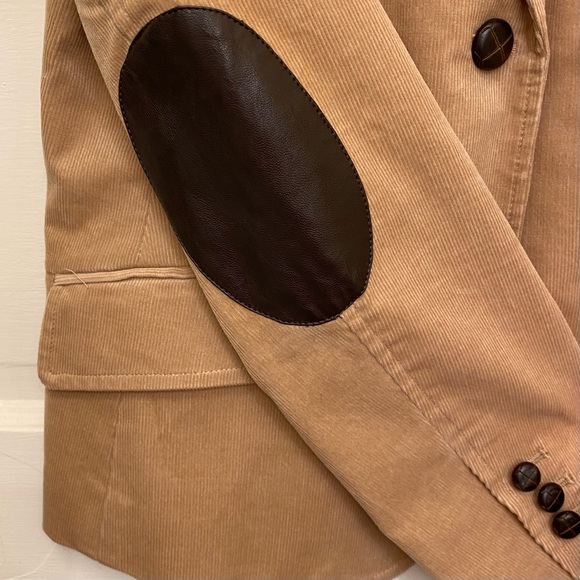 Talbots Women's Tan Corduroy Blazer Jacket Size 8 - Picture 6 of 8